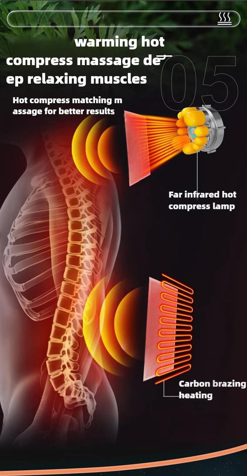 Full-Body Heating Massage Mattress