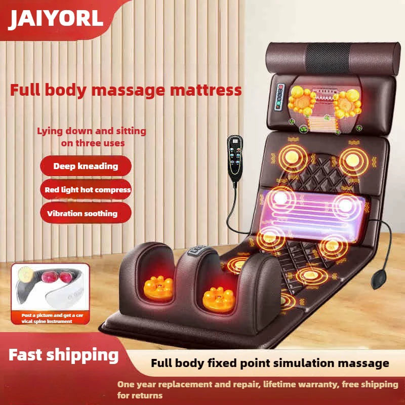 Full-Body Heating Massage Mattress